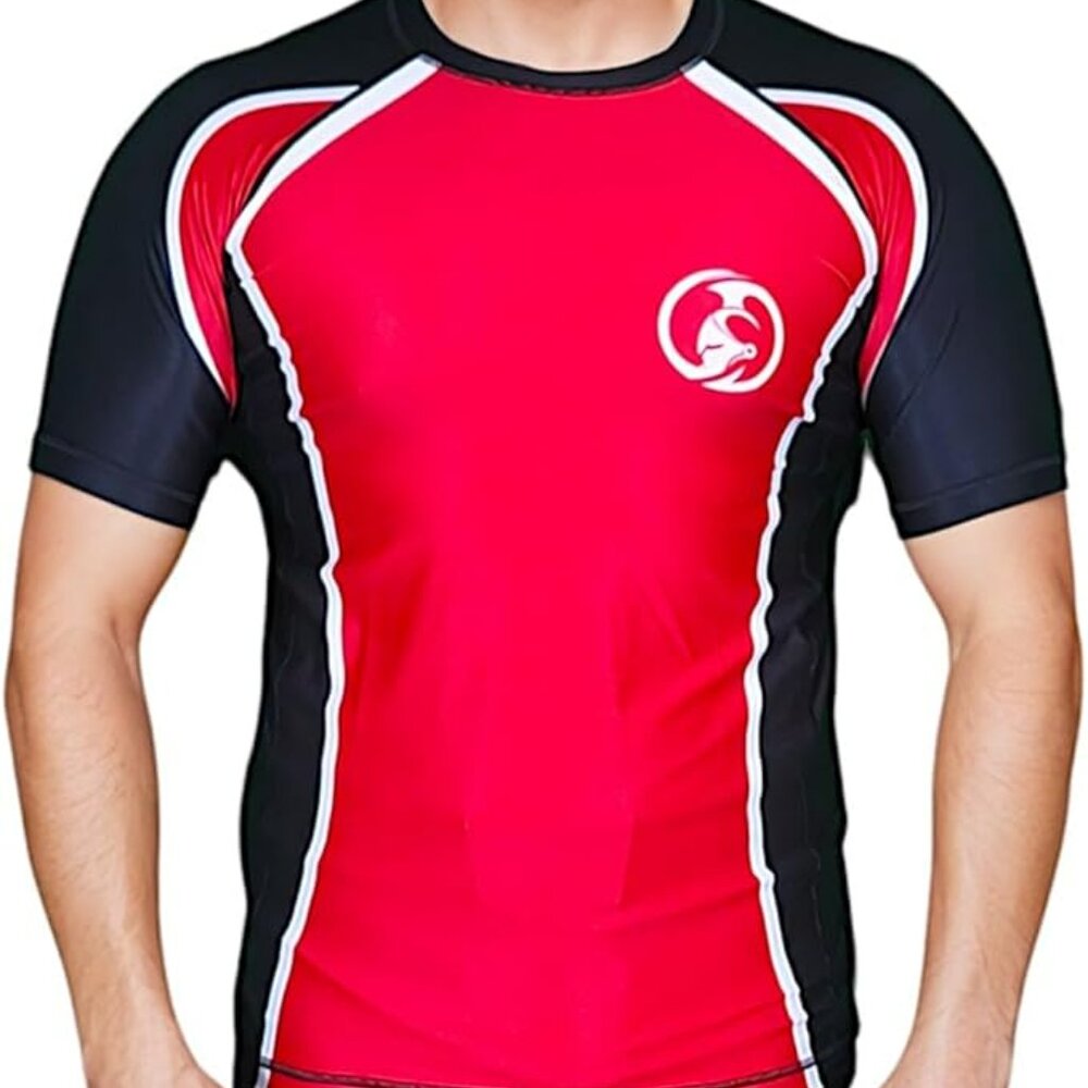 NEW 2XL Kombat USA Men’s Pro Rash Guard – No-Gi BJJ MMA Training Shirt